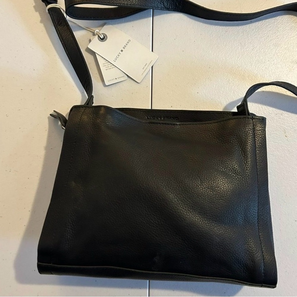 New With Tags - Lucky Brand Wilo Crossbody Black Leather bag